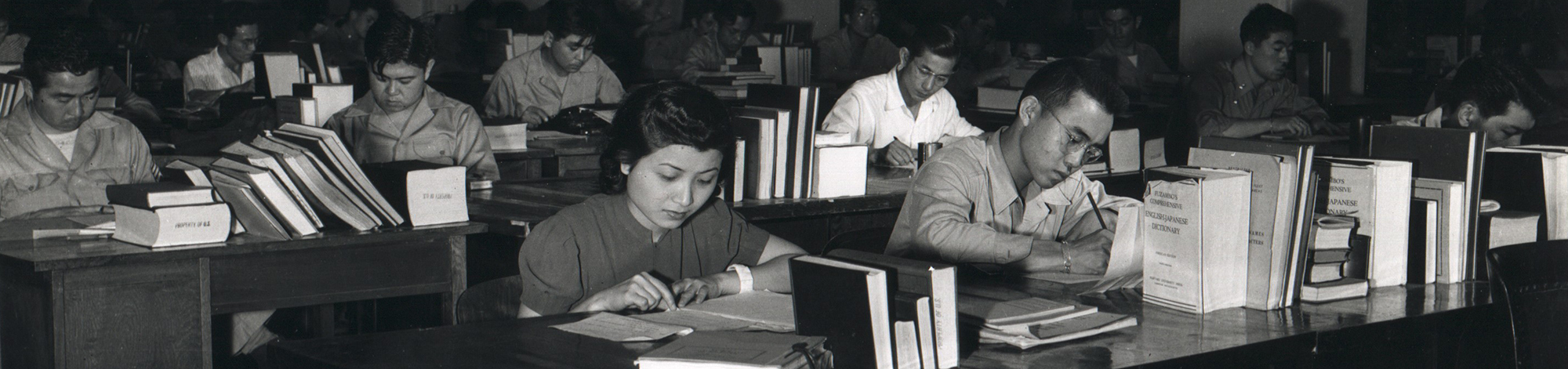 MIS working at desks